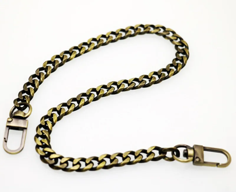 

60 cm or 120 cm antique brass metal purse chain bag strap handbag replacment bag handles