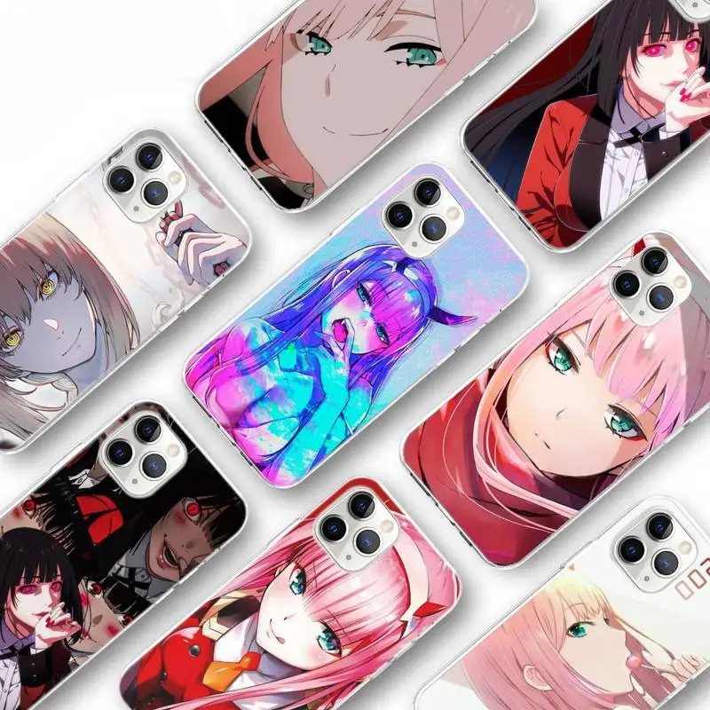 

Zero Two Darling in the FranXX Anime Phone Case Transparent for iPhone Samsung S 11 12 6 7 8 9 10 20 Pro X XS Max XR Plus lite