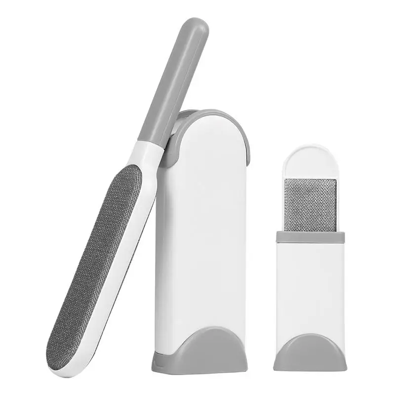 

Pet dog cat hair brush reusable double-sided hair removal brush portable dust removal sofa clothes cleaning flannel brush