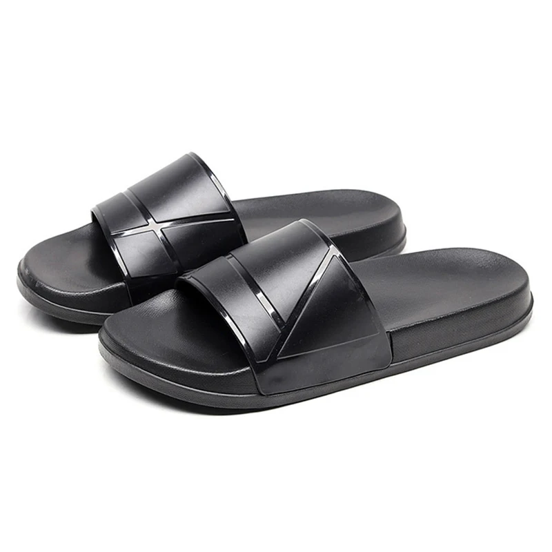 

Couples Indoor Platform Slippers Summer Home Men Slippers Simple Fashion Slippers Non-Slip Bathroom Slides