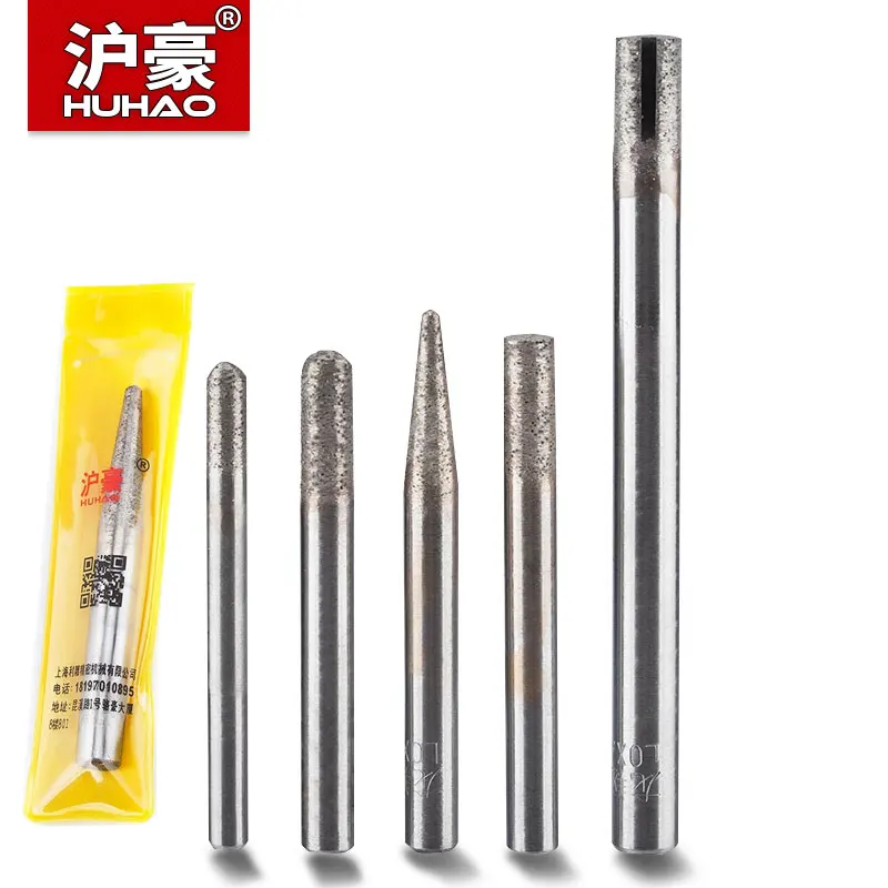 

HUHAO 1 Pcs Marble Engraving Tools CNC Stone Carving Knife Abrasive Cutter Diamond Router Bits For Granite Grinding
