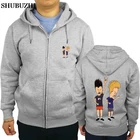 Мужской спортивный костюм на молнии, с капюшоном