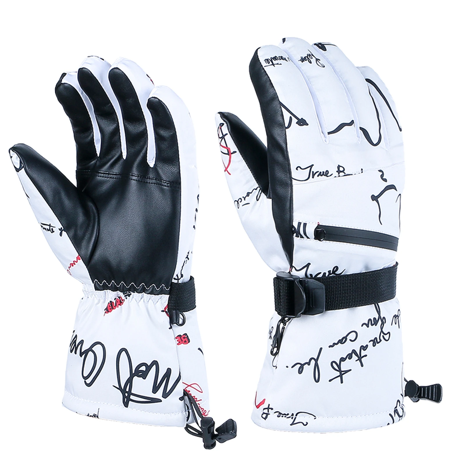 

Snow Ski Gloves Waterproof Windproof Winter Gloves Thermal Gloves Warm Mittens Warm Touch Screen Gloves Full-Finger Mittens