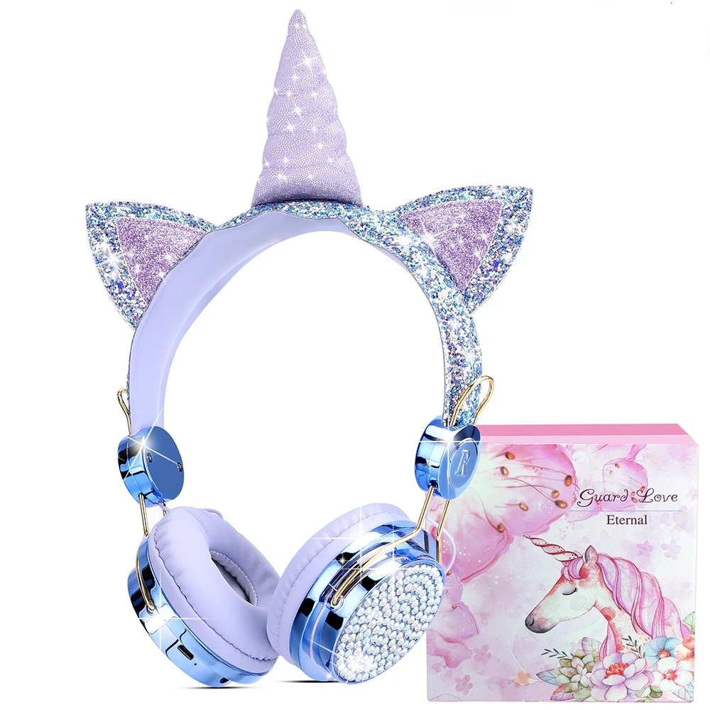 

Wireless Headphones for Kids Girl Children Bluetooth-compatible Headset with Mic for Daughter Birthday Gifts Phone Headphone