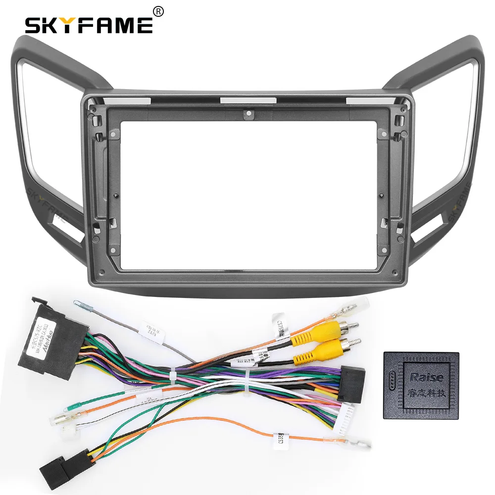 

SKYFAME Car Frame Cable CANBUS For CHANA CHANGAN CS15 2015-2018 Android Big Screen Dash Panel Frame Fascia