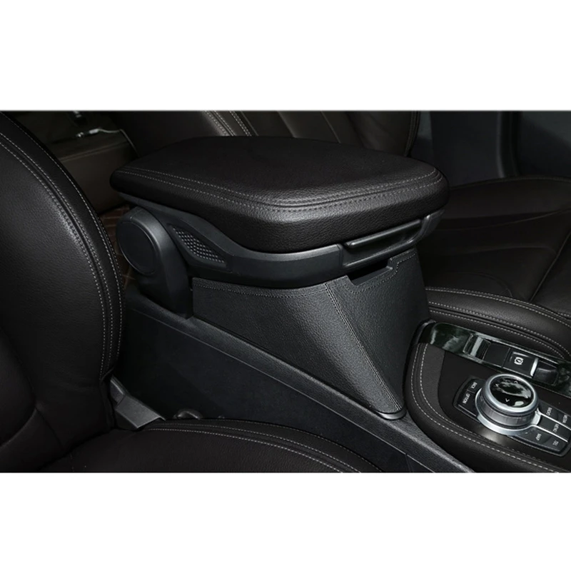 Для BMW X1 X2 F47 F48 2016 2020 центральный подлокотник консоли коробка для хранения кожаный