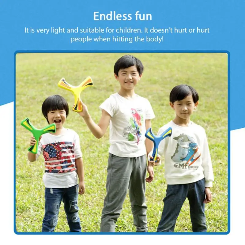 

Profesional Boomerang Children's Toy Puzzle Decompression Outdoor Products Funny Interactive Family Throw Catch Toy Sports