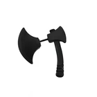 Серьги-гвоздики в стиле хип-хоп унисекс, готический стиль, панк, стерео, с топором, черные инструменты, 1 шт.