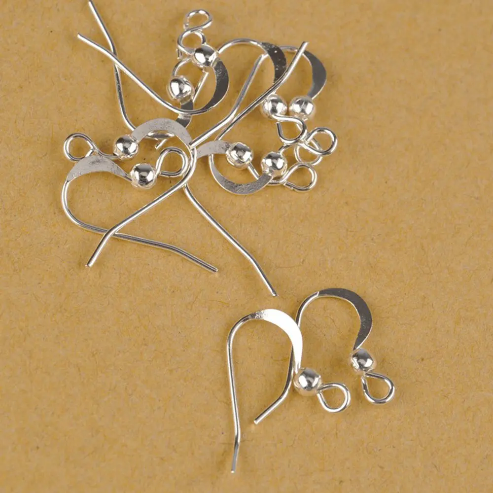 1000 шт плоский крюк серьги застежки крючки фурнитура сделай сам аксессуары для