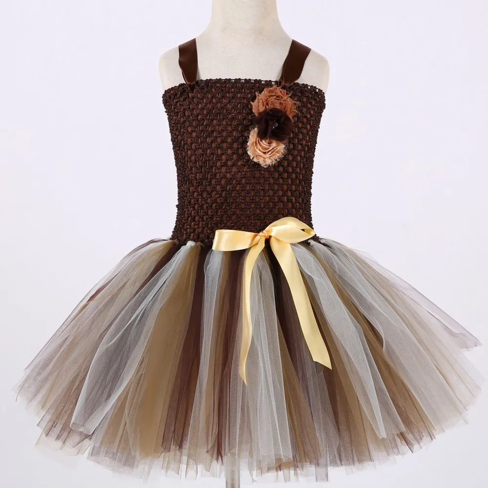 Платье король лев вечерние для маленьких девочек на день рождения платье-пачка