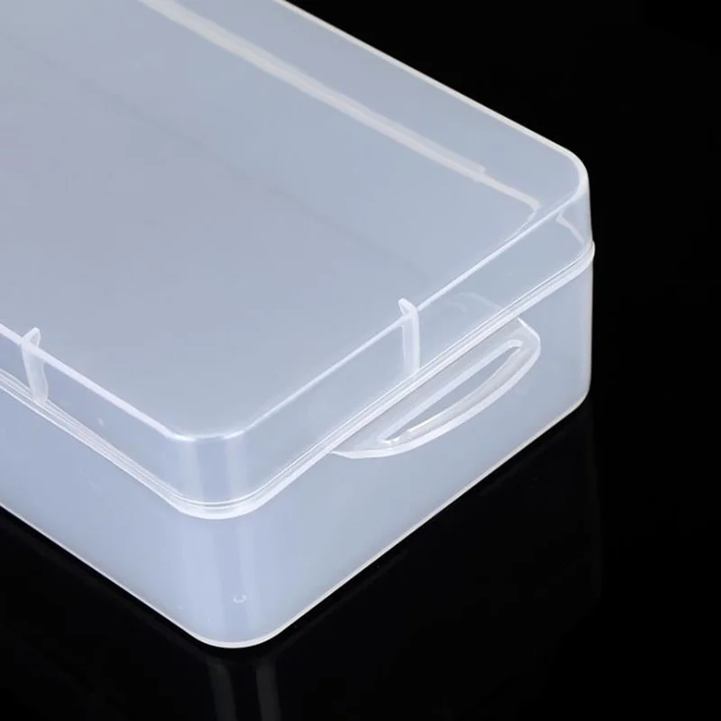 50 шт. пластиковые коробки для хранения ювелирных изделий прямоугольная