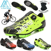 hot selling ultralight self locking bicycle shoes professional mtb cycling shoes spd pedal racing road bike bicycle shoes unisex