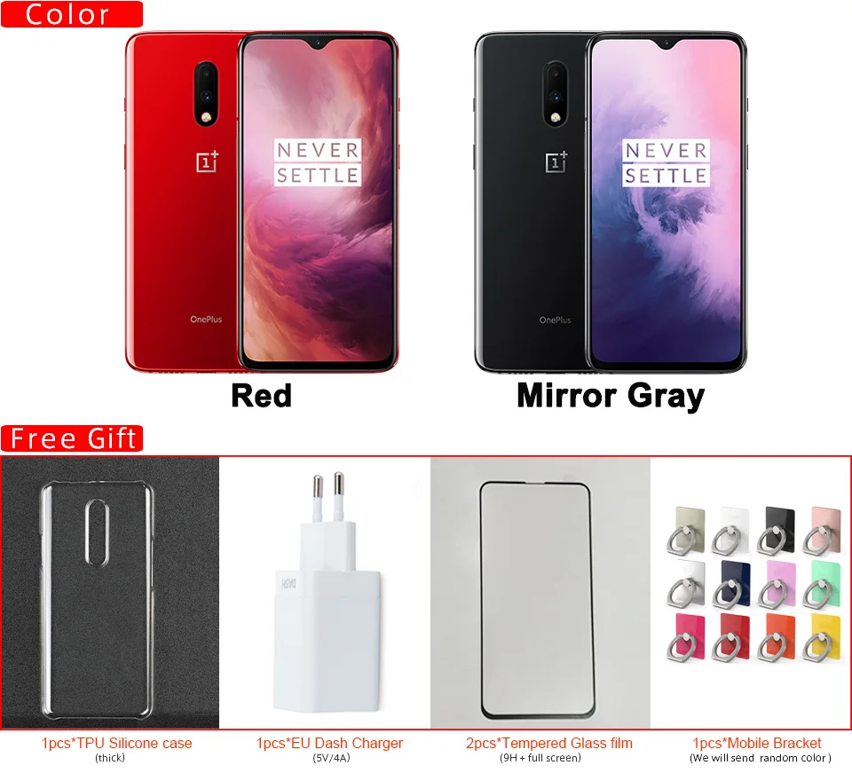 Мобильный телефон Oneplus 7 с глобальной ПЗУ 12 Гб 256 ГБ Snapdragon 855 6 41 дюйма отпечаток