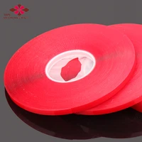 a roll of 0 8mm thick 15m 8mm 10mm15mm high temperature resistant waterproof transparent acrylic double sided adhesive tape