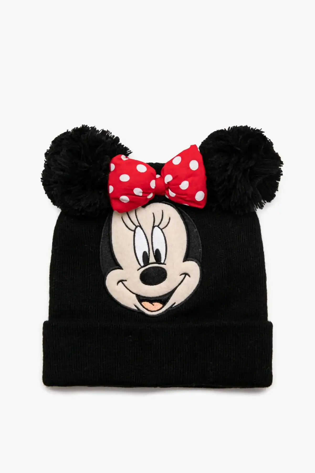 От Koton Kids черный женский детский хлопковый берет Минни| |