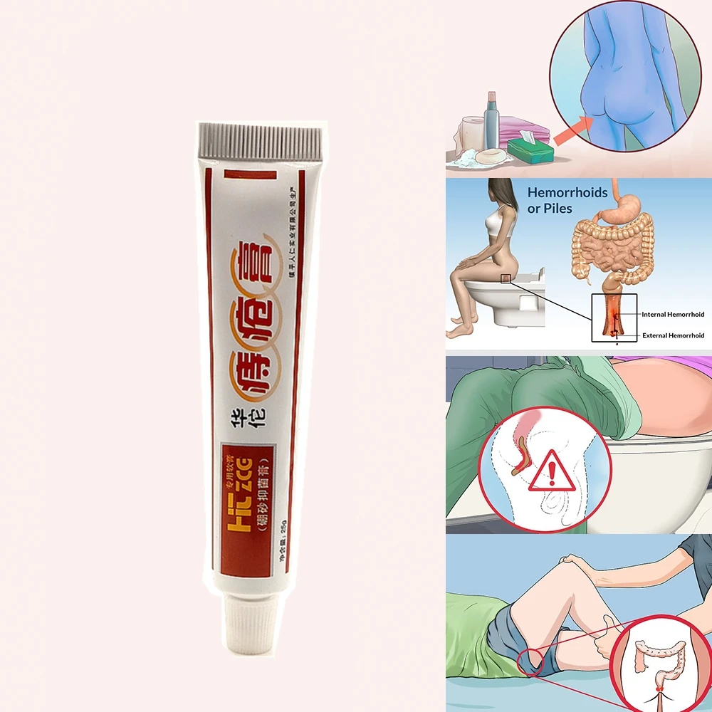 Мазь от геморроя 10 шт. 100% оригинал холодный компресс эфирное масло облегчение