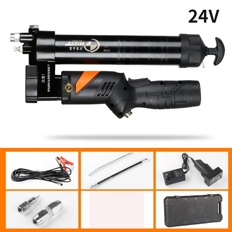 Электрический шприц для густой смазки ручной Перезаряжаемые литий Батарея 24В