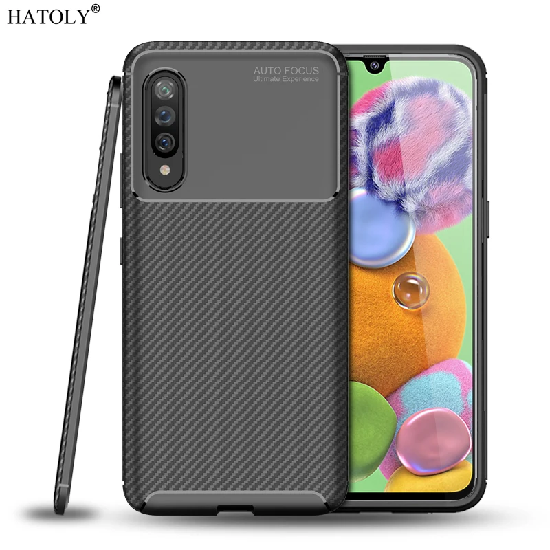 Для Fundas Samsung Galaxy A90 5G чехол Роскошная мягкая задняя крышка противоударный ТПУ