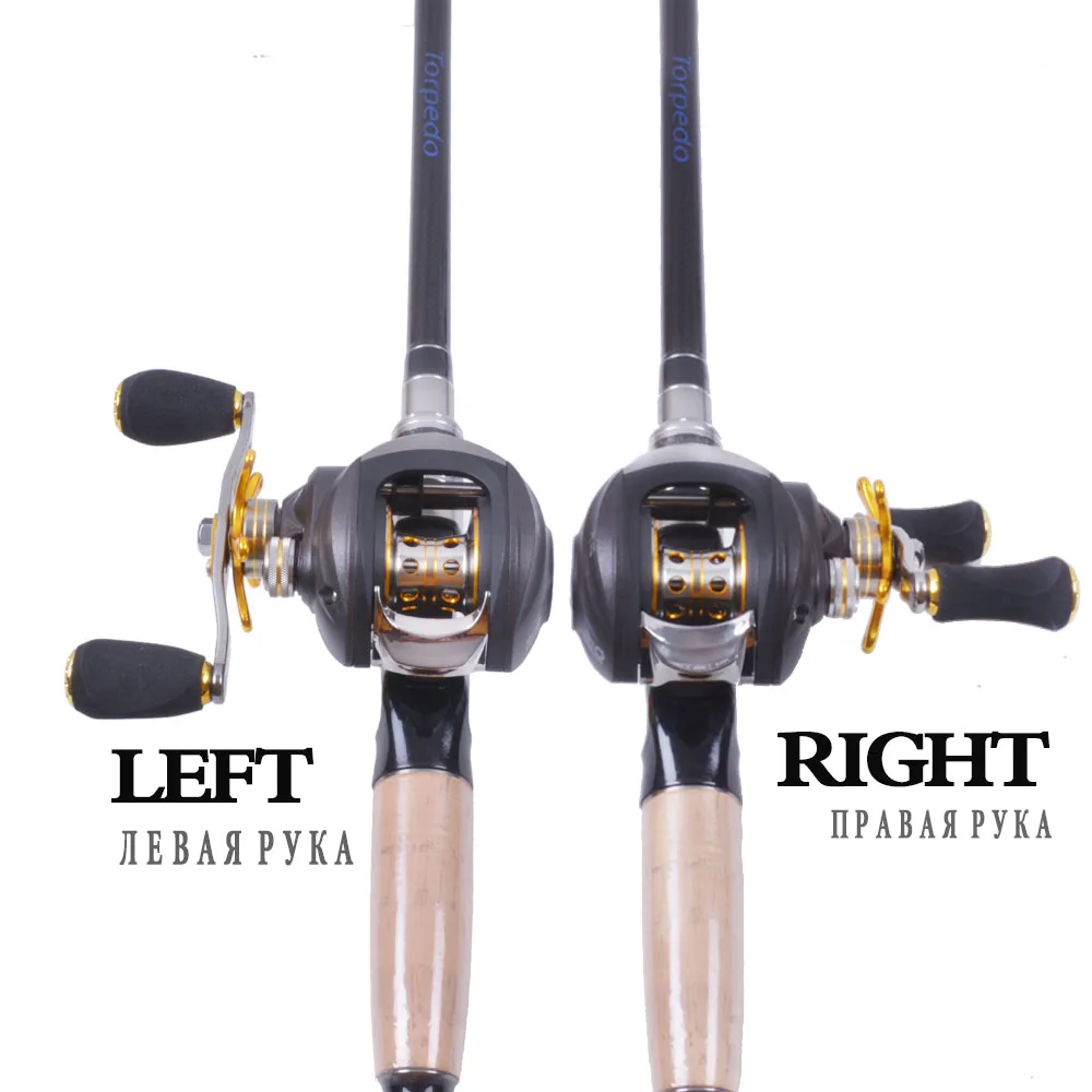 Casting Reels Bait Cast Fishing Reel 13+1 Ball Bearings 6.3:1 Gear Ratio Left/ Right Handle Metal Spool Moulinet Casting Wheel enlarge