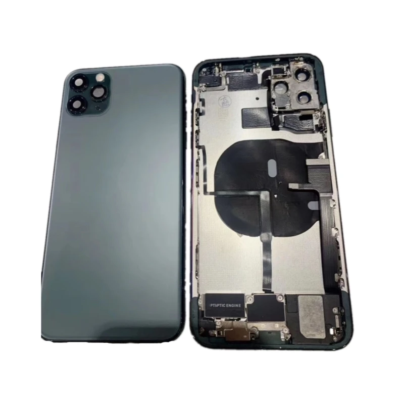 

Full Back Housing For iPhone 11 Pro/11Pro Max Middle Frame Housing Battery Door Rear Cover Body with Flex Cable Parts Assembly