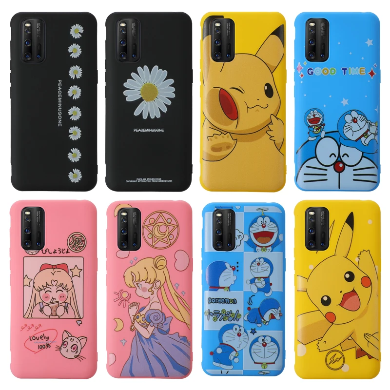 Стильная футболка с изображением персонажей видеоигр Doraemon Робот cat Чехол для