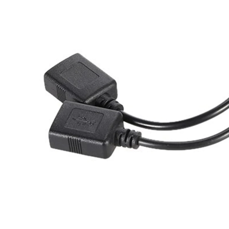 D Tap 2 Pin папа к двум Женский USB кабель питания для передачи данных Iphone Ipad samsung sony