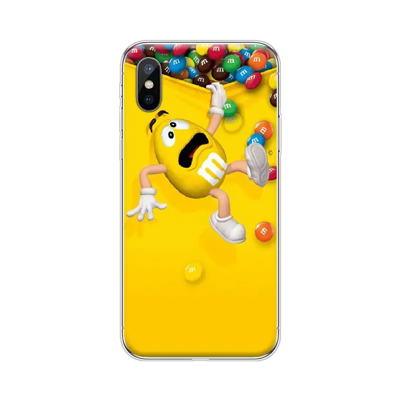 Милый мягкий чехол для телефона M & M'S Chocolate Candy iphone 4 4s 5 5S SE 5C 6 6S 7 8 plus X XS XR 11 PRO MAX |