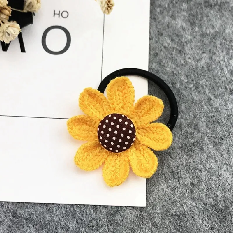 Заколка для волос с цветами маленьких девочек заколки Детские эластичные