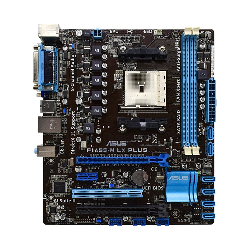 Для ASUS F1A55 M LX PLUS оригинальный pc материнская плата разъем FM1 DDR3 Оперативная память