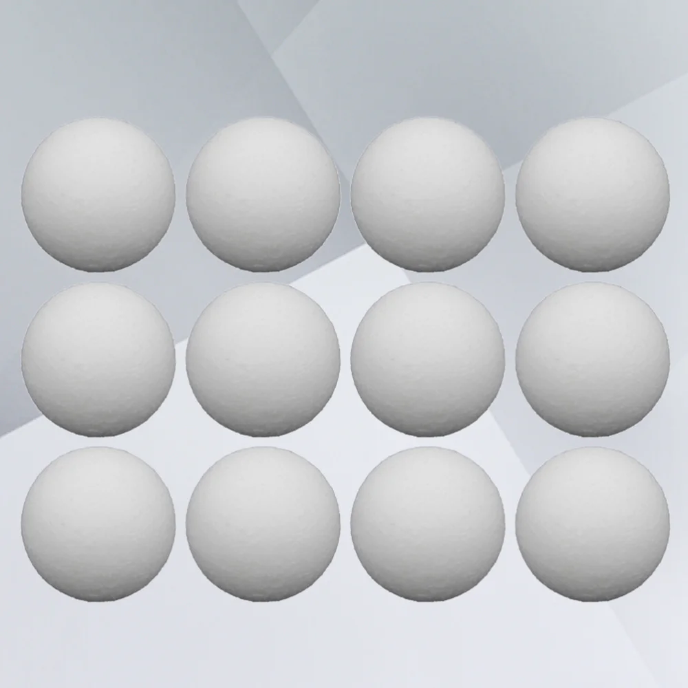 

12pcs Table Soccer Balls Replacement Balls Tabletop Game Balls Table Accessories(White/36mm)