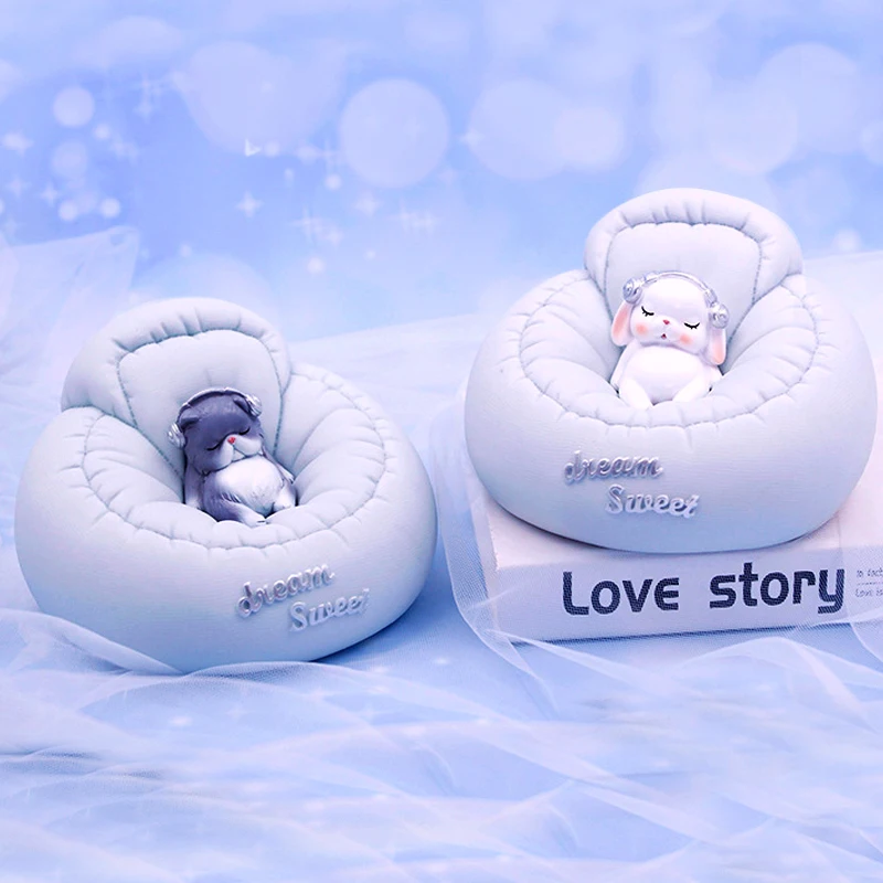 Мультяшная животная Копилка 2 в 1 коробка для хранения монет диван статуя