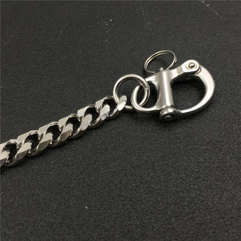 Meetee 1 шт. из нержавеющей стали поворотная Скоба крючки для ключей кольцо спуск