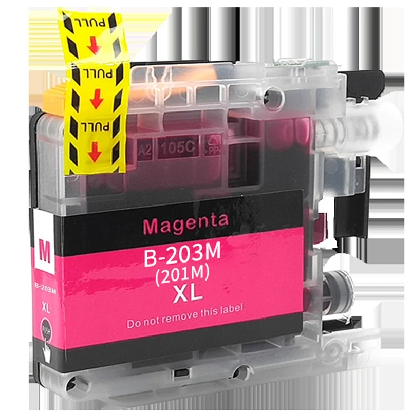 

Printer Cartridges Chip Cartridge Ink Cartridge Suitable for Brother Lc203 Lc201Xl J5620Dw J5720Dw J460Dw J480Dw(4 Pack)