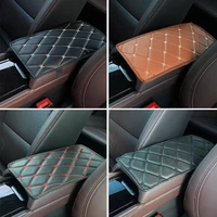 accessories leather car armrest pad covers pillows interior 1pc waterproof universal