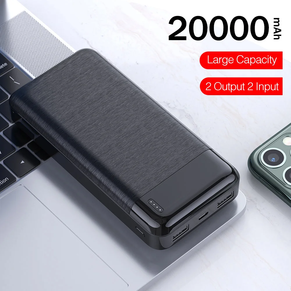 YKZ 20000 мАч Power Bank быстрая портативное зарядное устройство внешняя батарея для