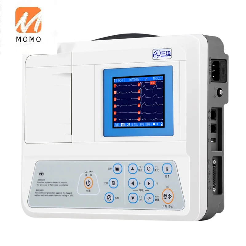 

Электрокардиограф ECG-3303B медицинский трехканальный «12-автоматический поводок анализ бытовой детектор машина «Все-в-одном»