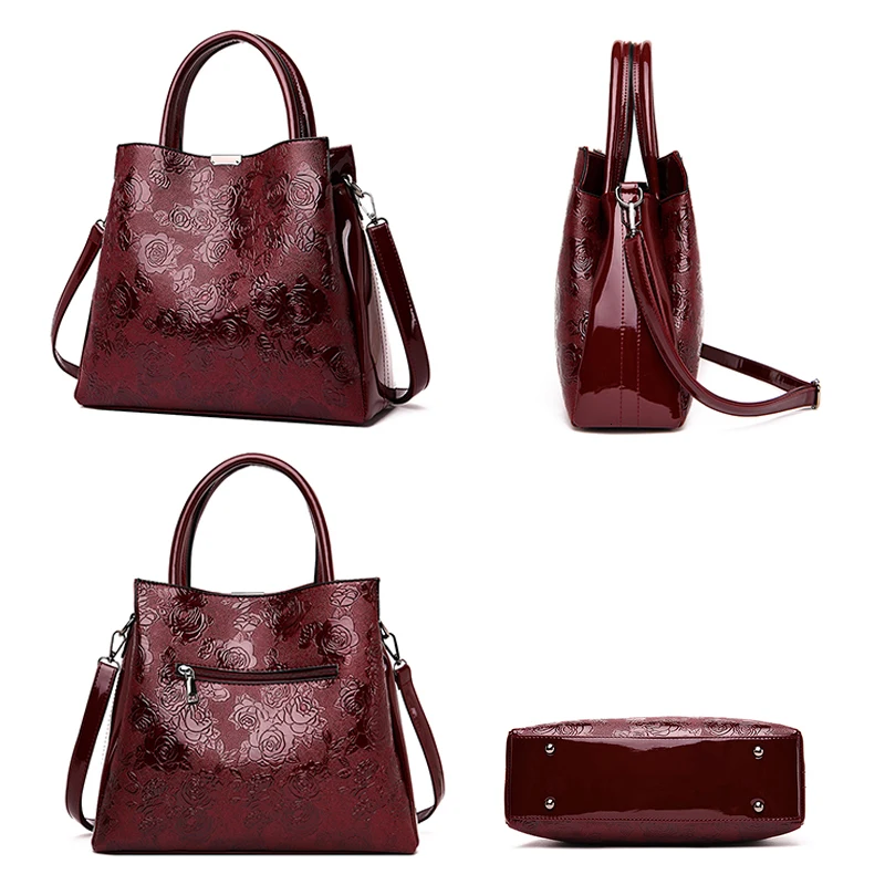 2020 New 2-piece Set Luxury Handbags Women Bag Designer Fashion Print Pu Leather Brand Lady Shoulder Messenger Bags With Wallet | Багаж и