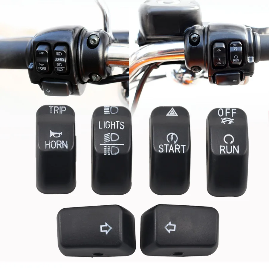 Кнопка ручного управления мотоциклом крышка переключателя для Harley Sportster XL 12-17 Dyna