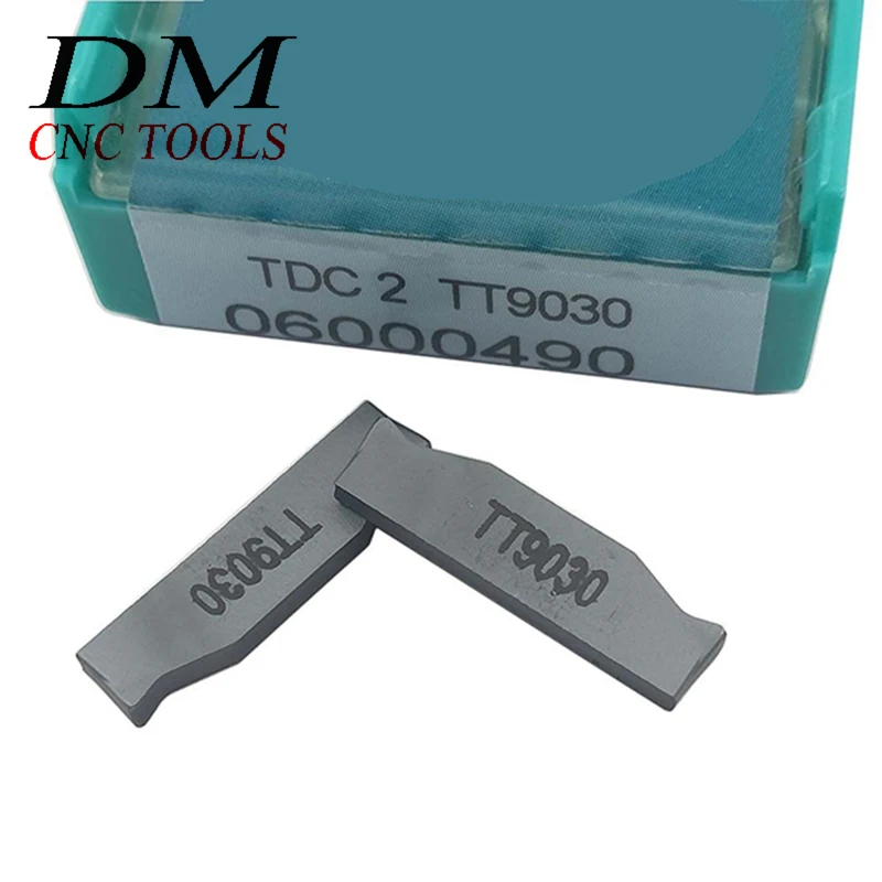 10 шт. TDC2 TDC3 TDC4 TT9030 TT9080 пазовки внешние и внутренние режущие лезвия вставки