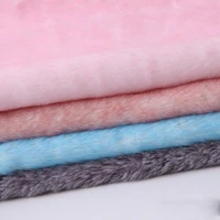 faux fur rabbit fur new style polyester engraving toy garment lining plush fabric