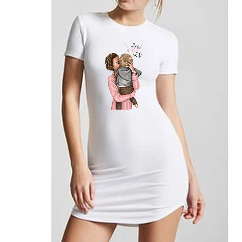 2019 модное женское платье принцессы с принтом женский Harajuku короткий рукав