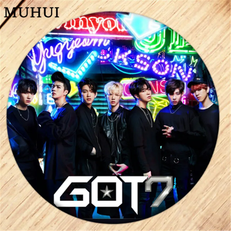 

Free Shipping Kpop GOT7 JB MARK Brooch Pin Girls Badges For Clothes Backpack Decoration Jewelry B189