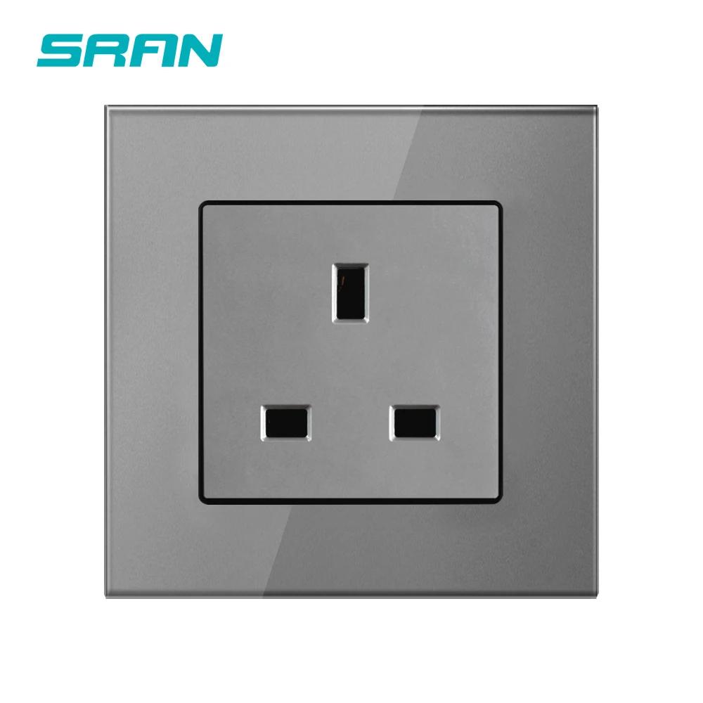 Белая панель из закаленного стекла SRAN фото функциональная клавиша для настенной