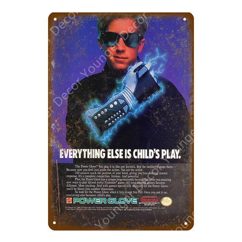 YD8094BI Кино, комикс, видео игра, Yoys Poster Play Gaming, металлические знаки, геймерская наклейка на стену для паба, бара, клуба, домашний декор, мультяшная доска, YI-162 - Цвет: YD8094BI