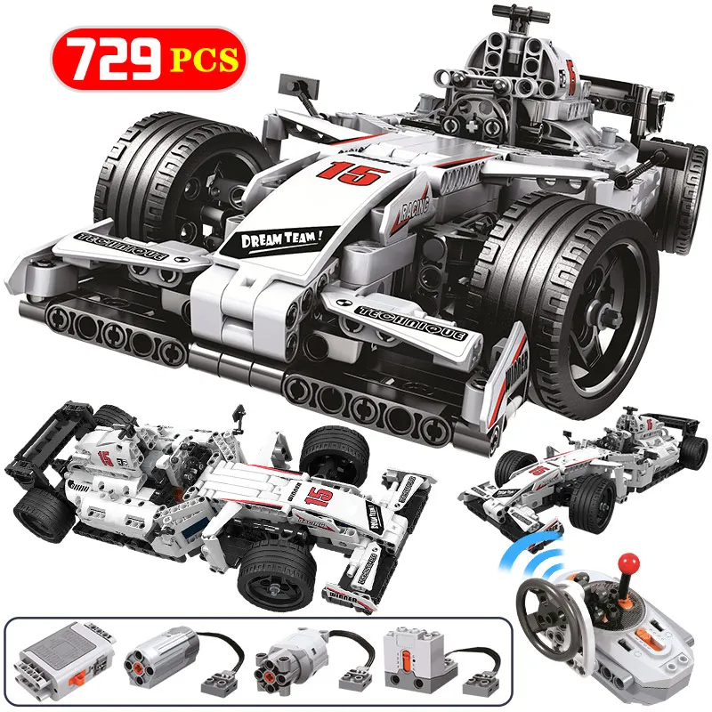729 шт. город модель дистанционного управления строительные блоки технические