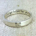 Кольца ручной работы с выгравированными надписями I has Got Felines для женщин, простые кольца с животными, искусственные подарки для мужчин