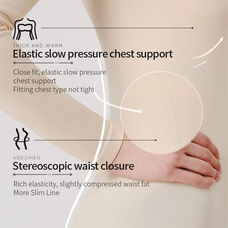 THREEGUN теплая нижняя рубашка для женщин осень зима гиалуроновая кислотная кожа