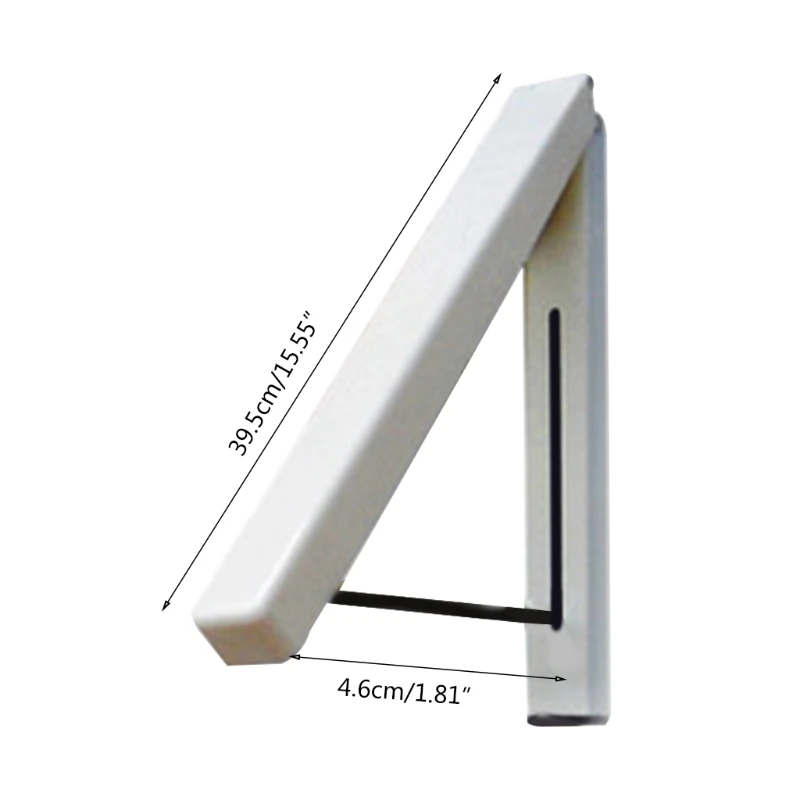 

Multifunctional Wall-Mounted Invisible Folding Hanger Windproof Clothes Drying