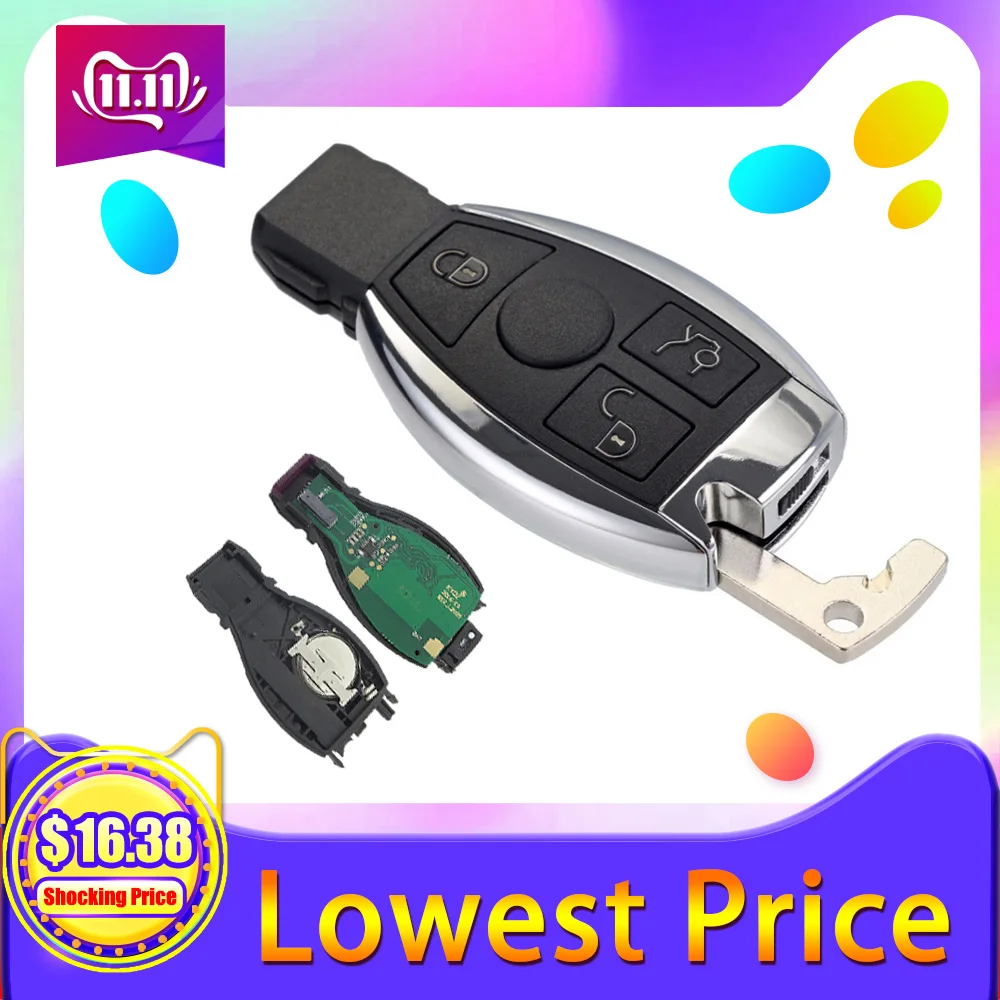 OkeyTech для Mercedes Benz смарт ключ карта дистанционного Управление Keycase поддерживает