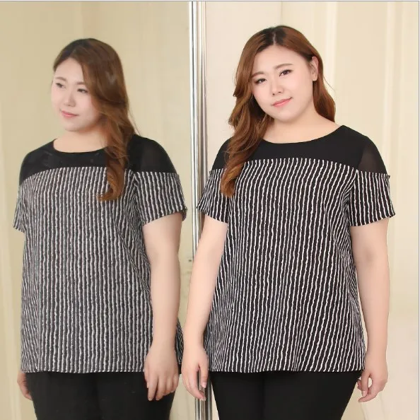 Женская одежда 10XL размера плюс корейские женские футболки 2020 новые летние